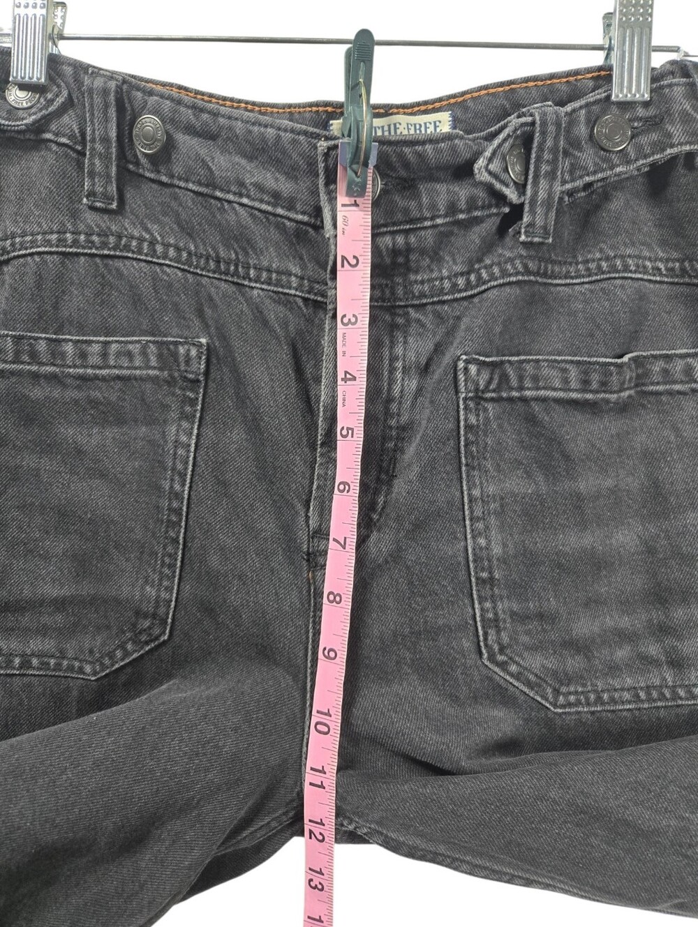 Free People We The Free Palmer Cuffed Baggy Jean Cotton Relaxed Wide-Leg - Picture 14 of 16